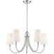 Cameron 5 Light 29 inch Polished Nickel Chandelier Ceiling Light, Essentials