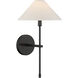 Avon 1 Light 9 inch Black Tourmaline Wall Sconce Wall Light