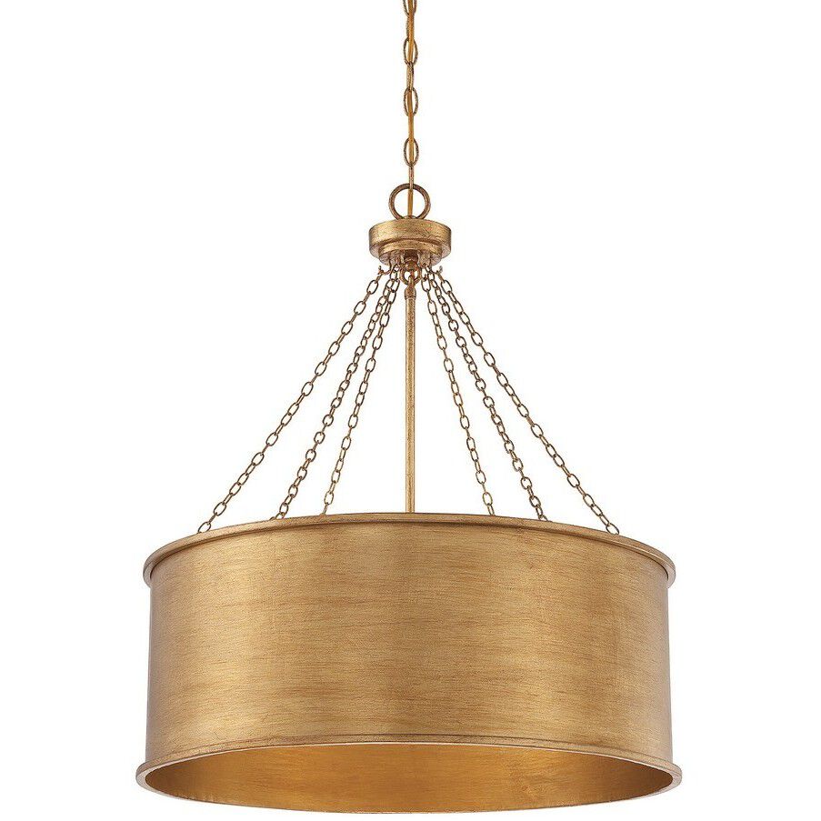 Rochester 6 Light 25 inch Gold Patina Pendant Ceiling Light
