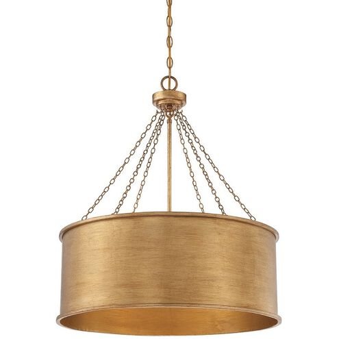 Rochester 6 Light 25 inch Gold Patina Pendant Ceiling Light