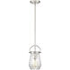 St. Clare 1 Light 6 inch Polished Nickel Mini Pendant Ceiling Light