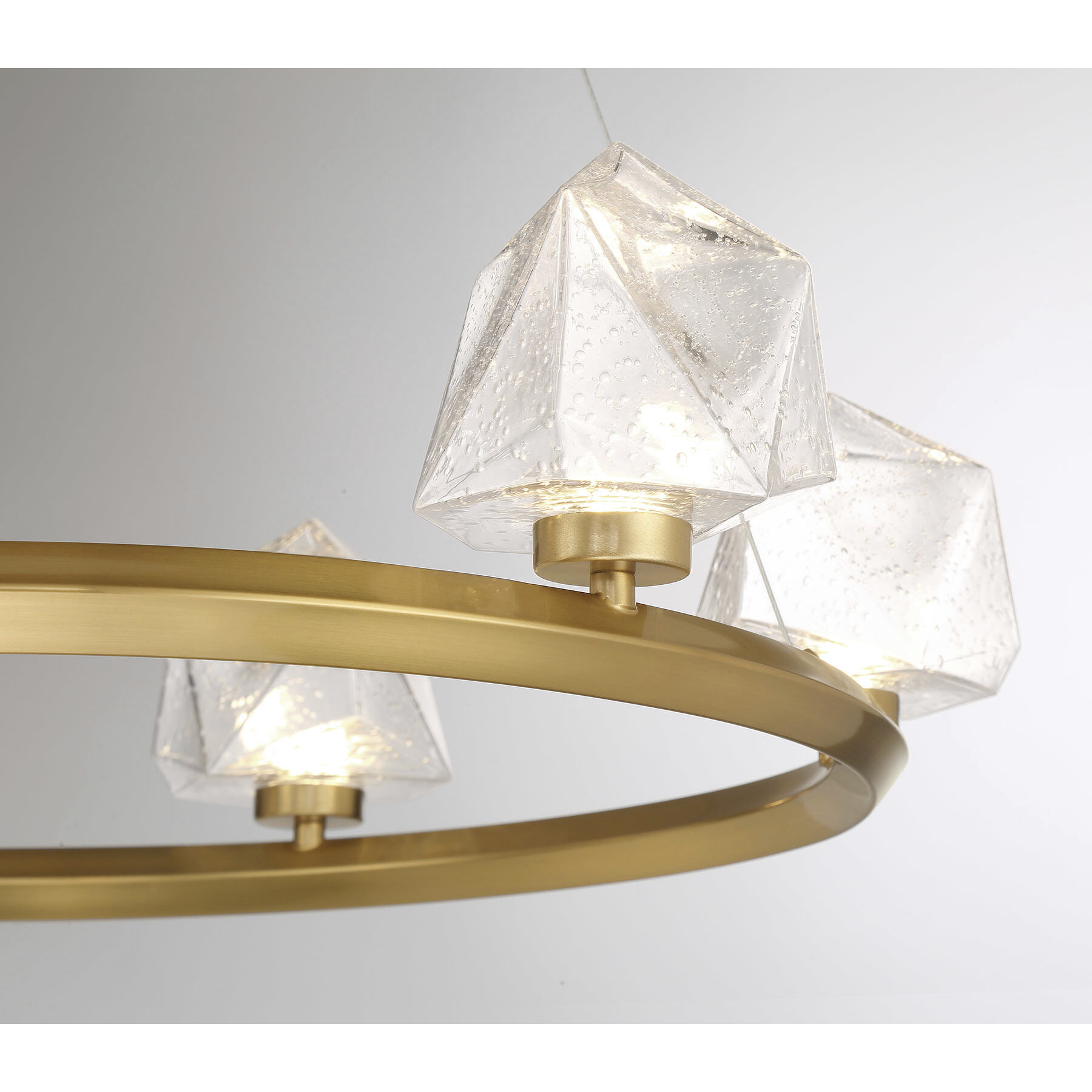 Castello LED 26.5 inch Warm Brass Chandelier Ceiling Light