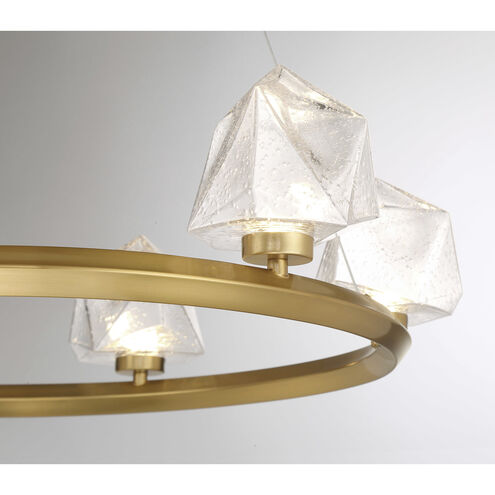 Castello LED 26.5 inch Warm Brass Chandelier Ceiling Light