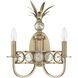 Hearst Wall Sconce Wall Light in Noble Brass