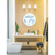 Cameron 3 Light 24 inch Warm Brass Bathroom Vanity Light Wall Light, Essentials