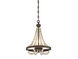 Mallory 2 Light 12 inch Fossil Stone Pendant Ceiling Light