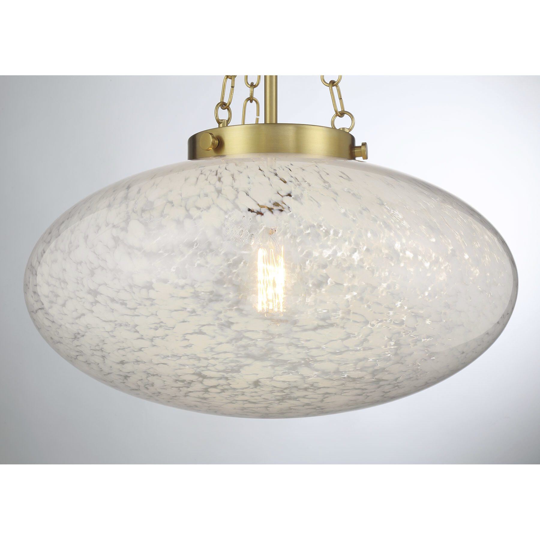 Willow 1 Light 16.5 inch Warm Brass Pendant Ceiling Light