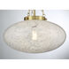 Willow 1 Light 16.5 inch Warm Brass Pendant Ceiling Light