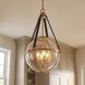 Bozeman 4 Light 18 inch Warm Brass Pendant Ceiling Light