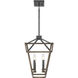 Oaklawn 4 Light 12 inch Whiskey Wood Pendant Ceiling Light
