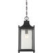 Dunnmore 1 Light 8 inch Matte Black Outdoor Hanging Lantern