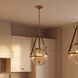 Bozeman 3 Light 14 inch Warm Brass Pendant Ceiling Light