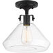 Walpole 1 Light 11 inch English Bronze Semi-Flush Ceiling Light, Essentials