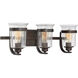 Goodwin 3 Light 24 inch English Bronze Bath Light Wall Light