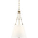 Austin 4 Light 18 inch Warm Brass Pendant Ceiling Light, Essentials