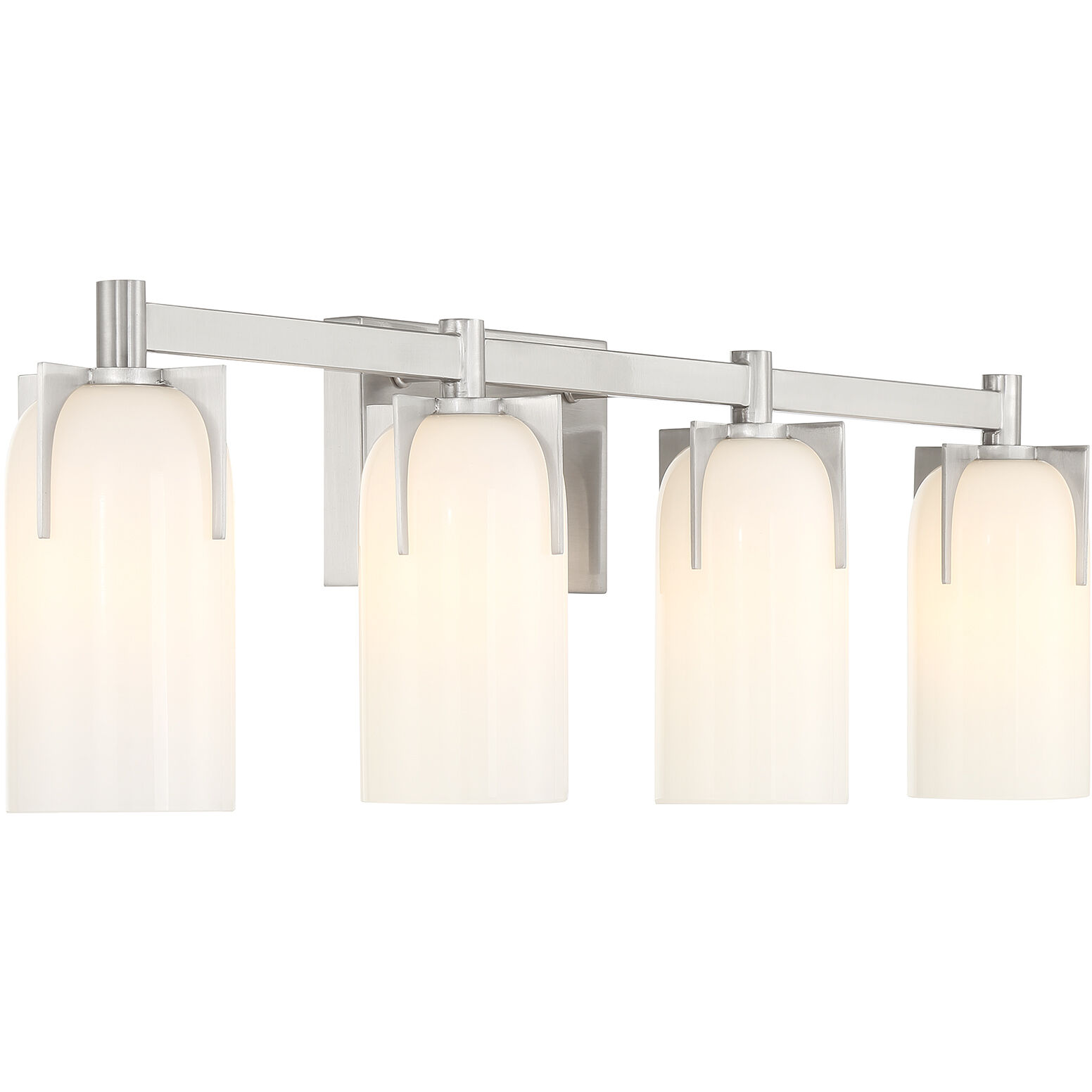 Caldwell 4 Light 32 inch Satin Nickel Bathroom Vanity Light Wall Light