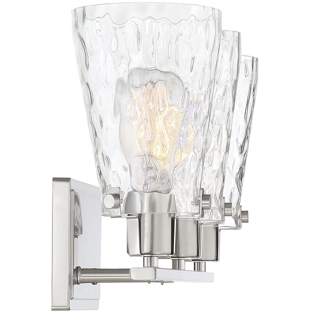 Vaughan 3 Light 23.75 inch Satin Nickel Bathroom Vanity Light Wall Light