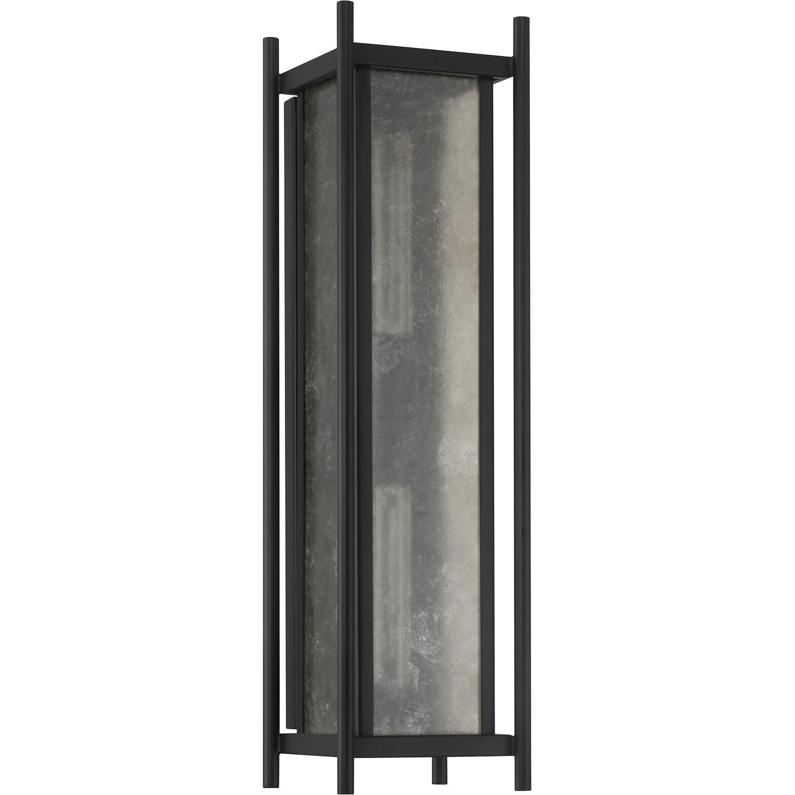 Jacobs 2 Light 22 inch Matte Black Outdoor Wall Lantern