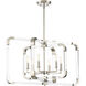 Rotterdam 6 Light 24.75 inch Polished Nickel Pendant Ceiling Light