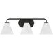 Blair 3 Light 25.5 inch Black Bath Wall Light
