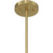 Cannon 6 Light 44 inch Warm Brass and Rope Chandelier Ceiling Light
