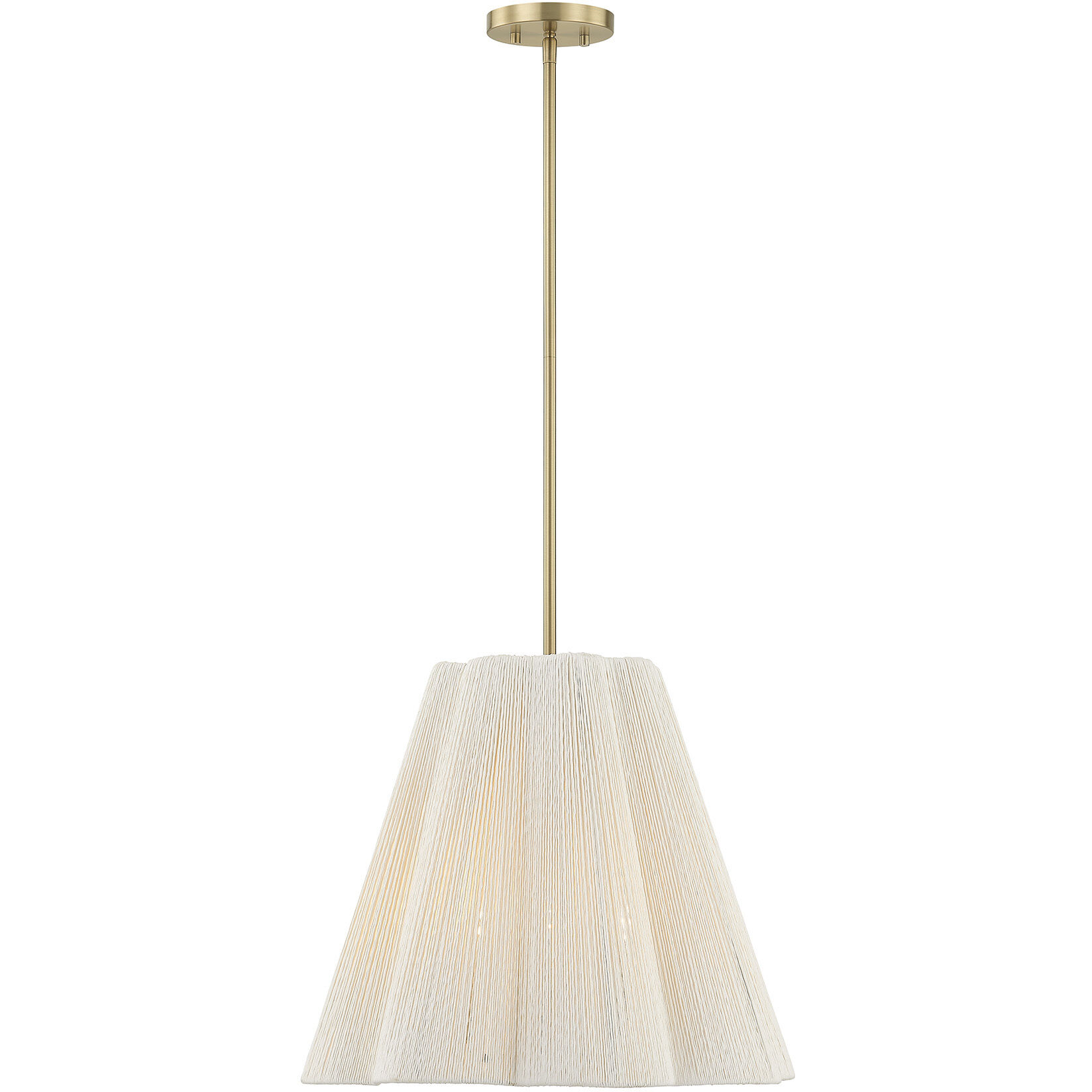 Rosa 4 Light 18.5 inch Noble Brass Pendant Ceiling Light