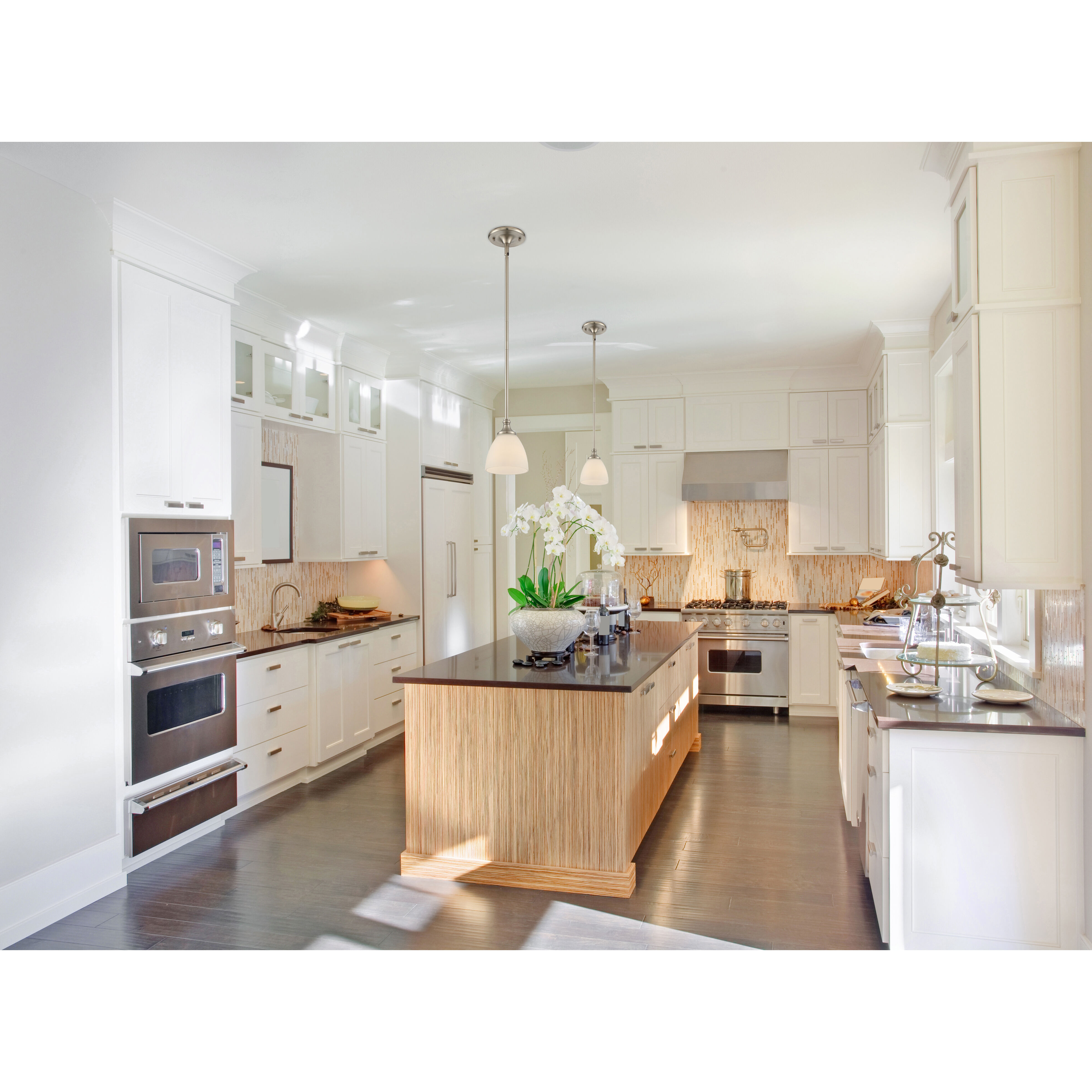 Herndon 1 Light 5.5 inch Satin Nickel Mini-Pendant Ceiling Light, Essentials