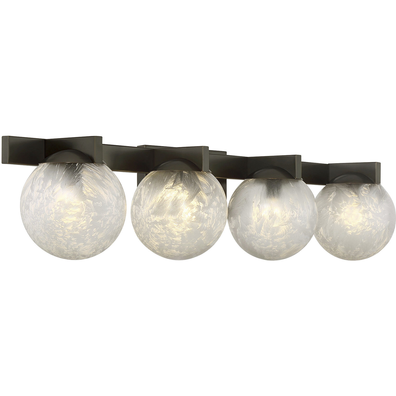 Darien 4 Light 33 inch Mediterranean Bronze Bathroom Vanity Light Wall Light
