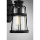 Quinton 1 Light 13.25 inch Matte Black Outdoor Wall Lantern, Lighting One
