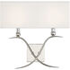 Payton 2 Light 16 inch Polished Nickel Wall Sconce Wall Light, Essentials
