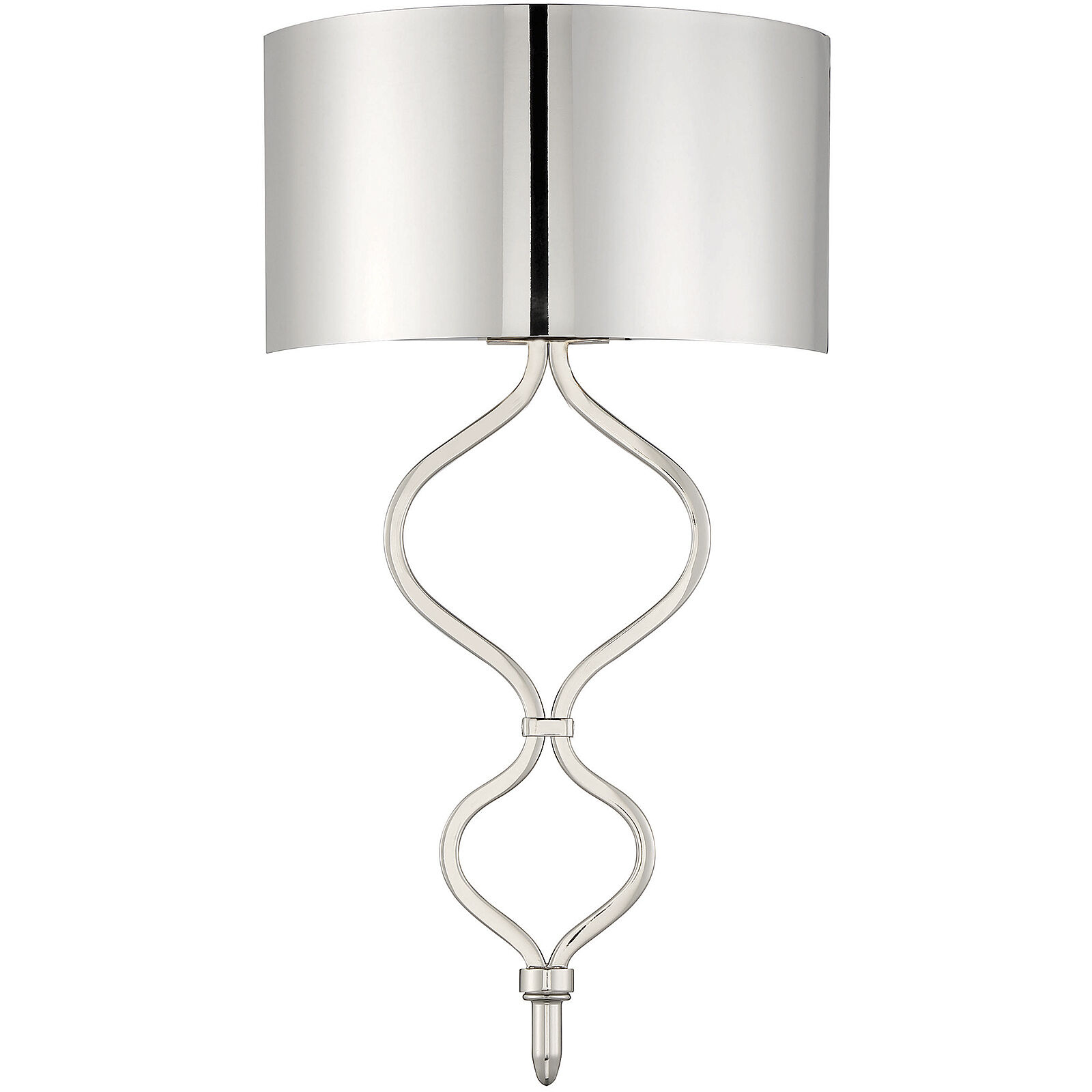 Como LED 11 inch Polished Nickel ADA Wall Sconce Wall Light, Essentials