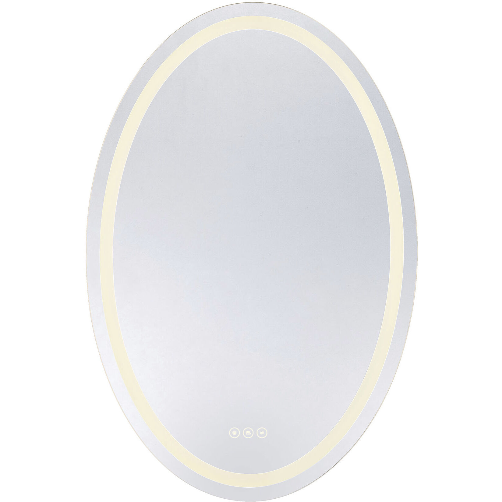 Beckett 36 X 24 inch Frost Mirror, Frontlit and Backlit