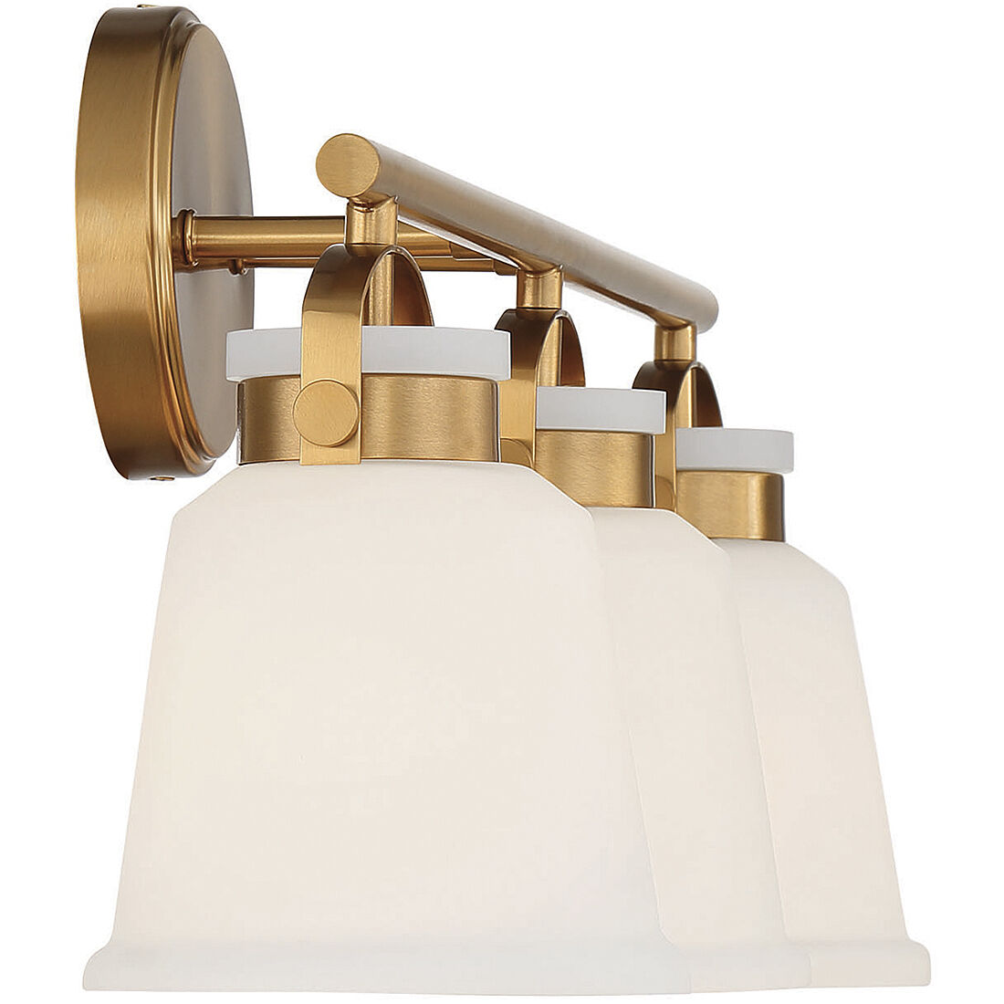 Kaden 3 Light 26 inch Warm Brass Bathroom Vanity Light Wall Light, Essentials