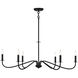 Jasmine 6 Light 42.00 inch Chandelier