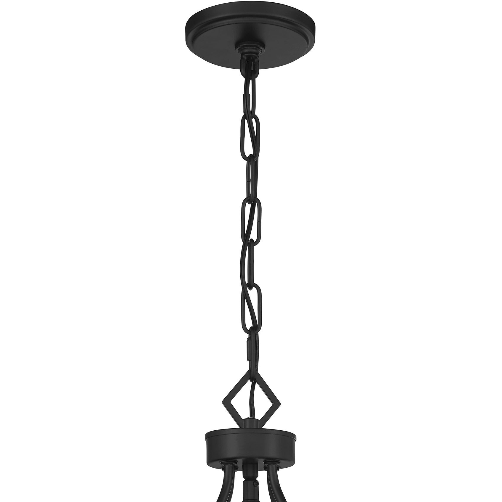 Reiling 3 Light 20 inch Matte Black Pendant Ceiling Light