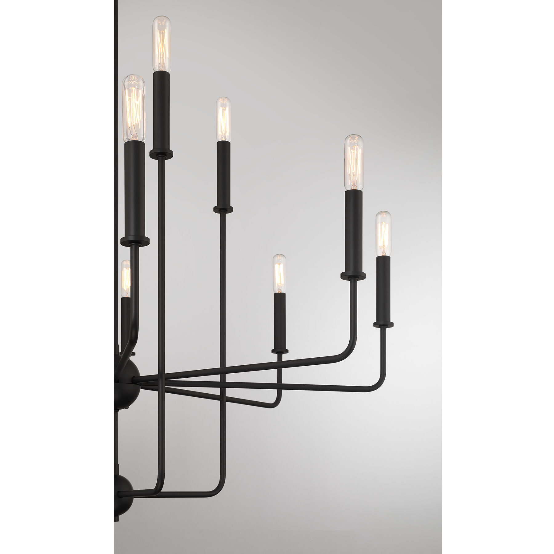 Avondale 12 Light 34 inch Matte Black Chandelier Ceiling Light, Essentials