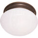 Savoy House 1 Light 7 inch Brownstone Flush Mount Ceiling Light