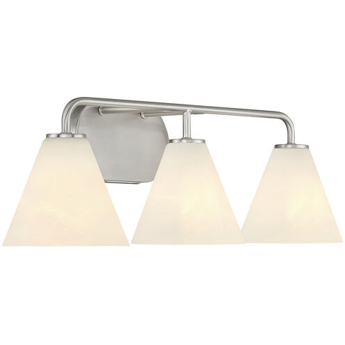 Blair 3 Light 25.5 inch Satin Nickel Bath Wall Light