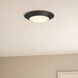 Stella 120V LED 7.48 inch Black Disc Light, Essentials