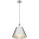 Willis 1 Light 14 inch Polished Nickel Pendant Ceiling Light