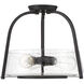 Dash 3 Light 16 inch English Bronze Semi-Flush Ceiling Light