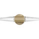 Beaumont LED 18 inch Noble Brass Bathroom Vanity Light Wall Light
