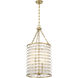 Byron 6 Light 16 inch Warm Brass Pendant Ceiling Light