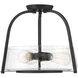 Dash 3 Light 16 inch English Bronze Semi-Flush Ceiling Light