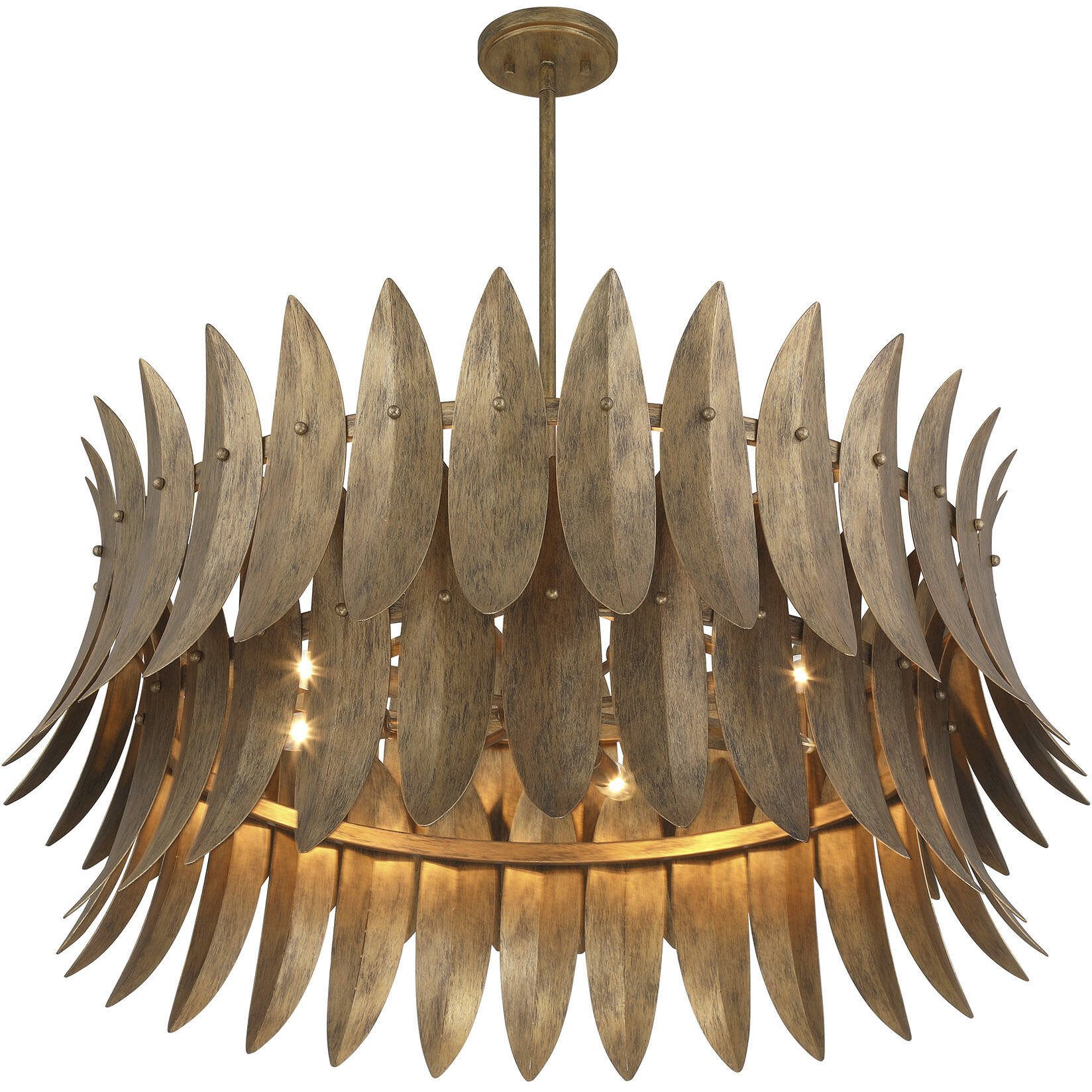Sanctuary 8 Light 35 inch Coronado Pendant Ceiling Light