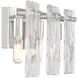 Genry 3 Light 25 inch Polished Nickel Bathroom Vanity Light Wall Light