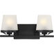 Klein 2 Light 15.50 inch Bathroom Vanity Light