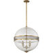 Stirling 4 Light 19.88 inch Warm Brass Pendant Ceiling Light
