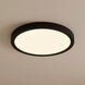 Stella LED 12 inch Black Flush Mount Ceiling Light, Essentials