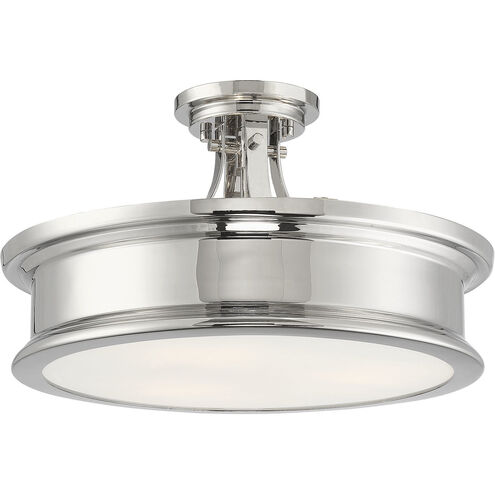 Watkins 3 Light 16.00 inch Semi-Flush Mount